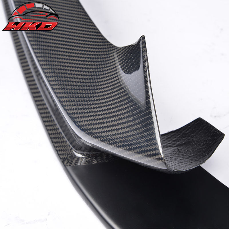 Fits 14-21 BMW F22 F23 M Sport MP Style Front Bumper Lip Matte Carbon Fiber +FRP