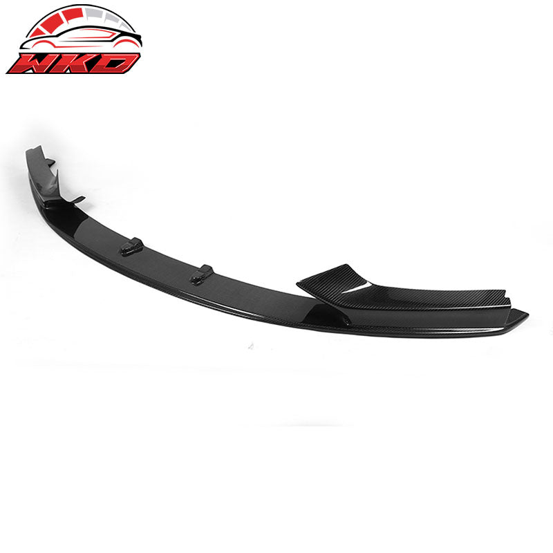 Fits 14-21 BMW F22 F23 M Sport MP Style Front Bumper Lip Matte Carbon Fiber