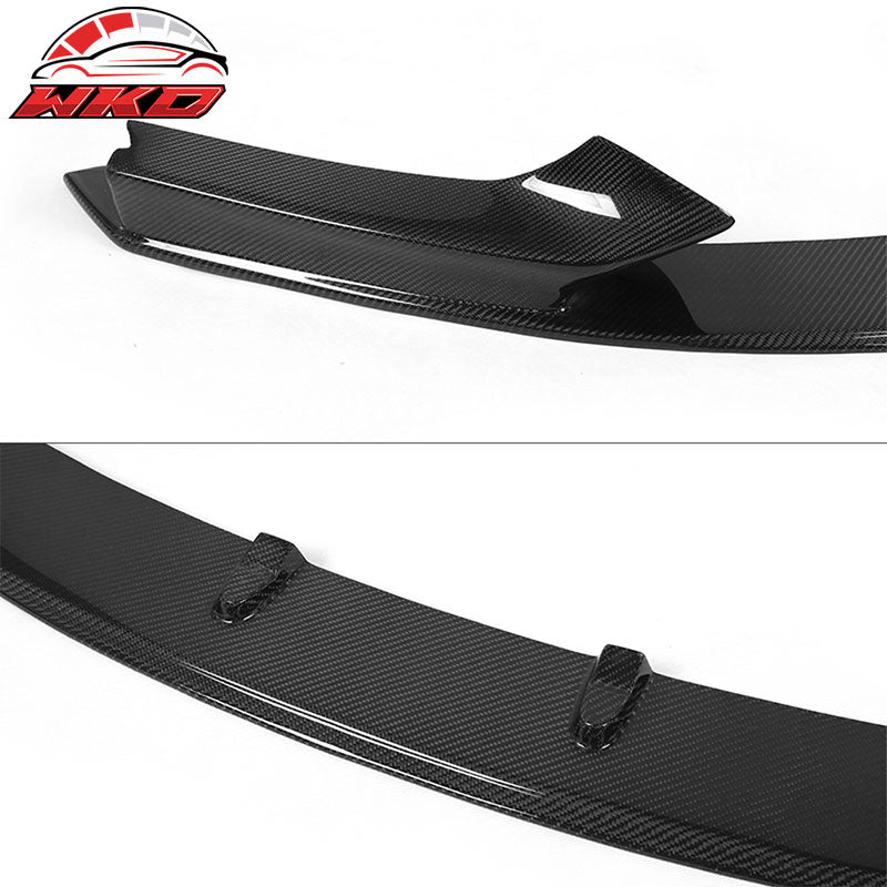 Fits 14-21 BMW F22 F23 M Sport MP Style Front Bumper Lip Matte Carbon Fiber