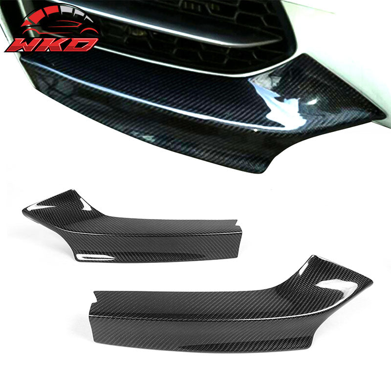 Fits 14-21 BMW 2 Series F22 F23 M Sport MP Style Front Bumper Lip Splitter CF