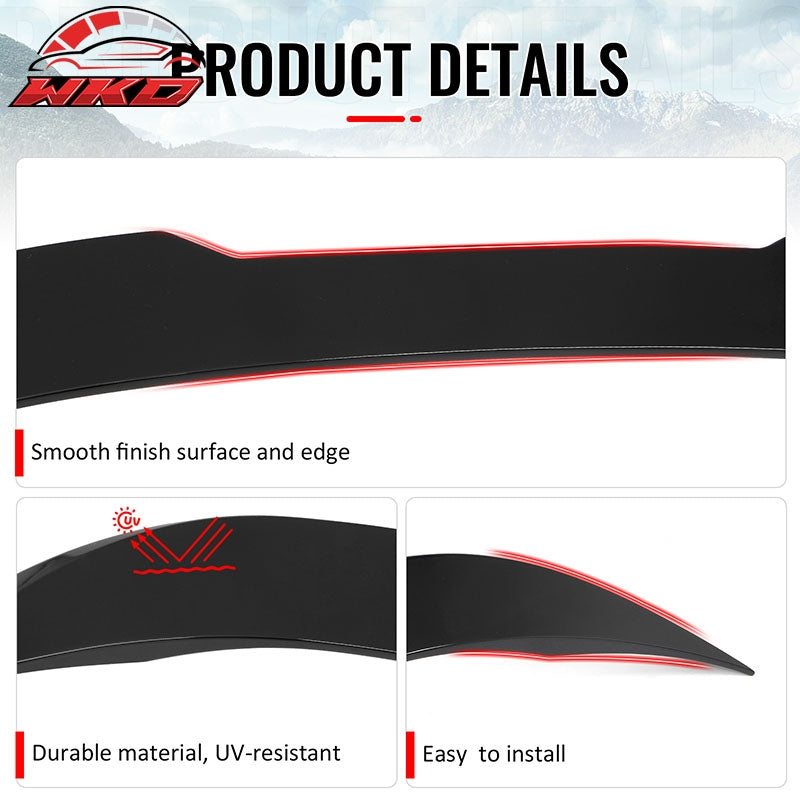Wholesale 22-26 BMW 2-Series G42 G87 M2 IKON Trunk Spoiler Gloss Black Rear Wing ABS - Wikond Auto