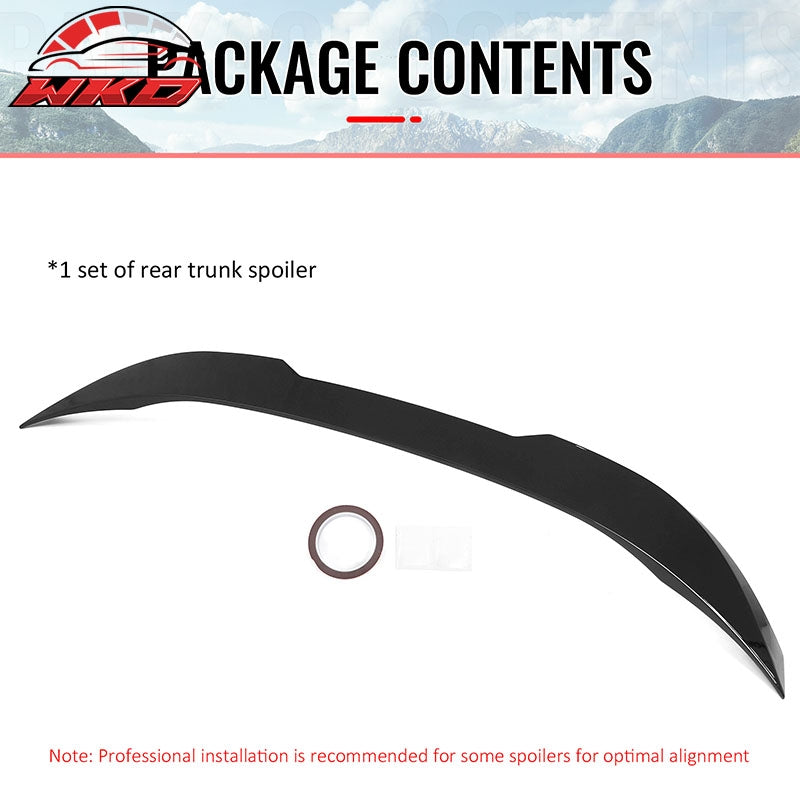 Wholesale 22-26 BMW 2-Series G42 G87 M2 IKON Trunk Spoiler Gloss Black Rear Wing ABS - Wikond Auto