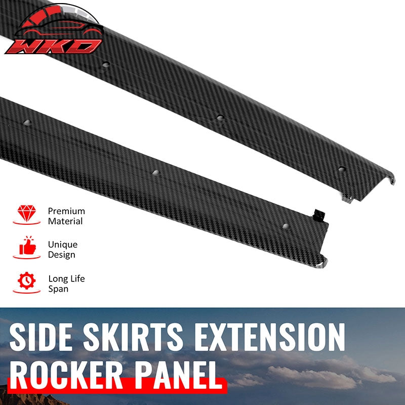 Wholesale 12-18 BMW 3 Series F30 F31 M Sport MP Style Side Skirts Carbon Fiber Print - Wikond Auto