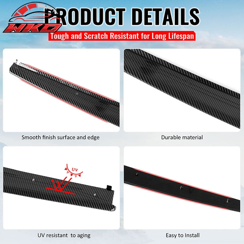 Wholesale 12-18 BMW 3 Series F30 F31 M Sport MP Style Side Skirts Carbon Fiber Print - Wikond Auto