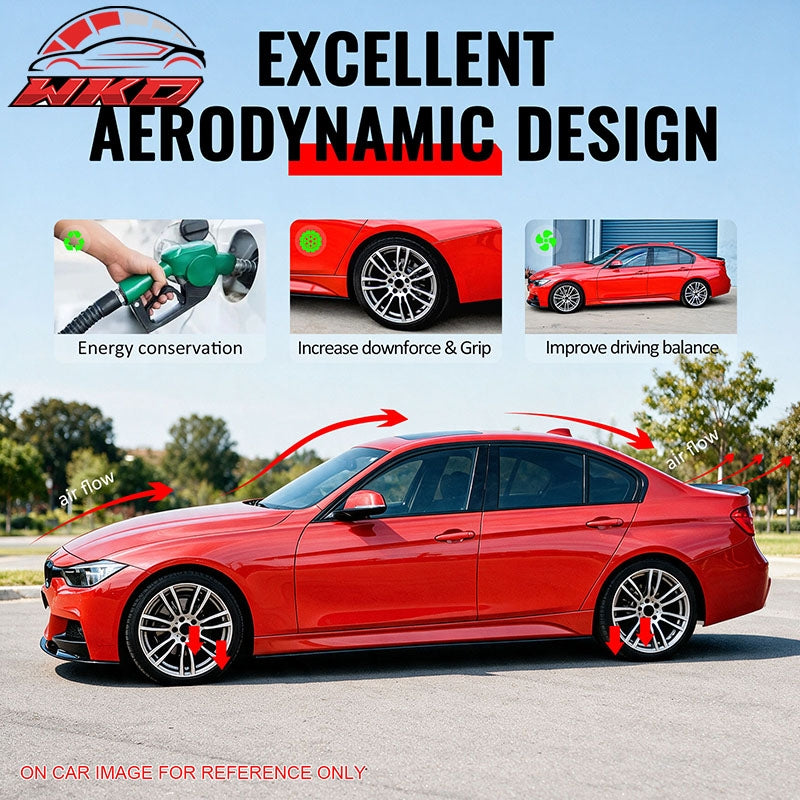 Wholesale 12-18 BMW 3 Series F30 F31 M Sport MP Style Side Skirts Carbon Fiber Print - Wikond Auto