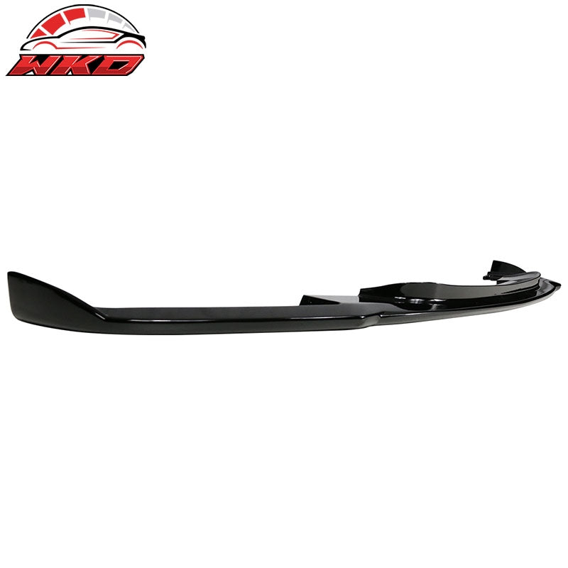 Fits 12-18 BMW 3 Series F30 M Tech M Sport HM Style Front Bumper Lip Gloss Black