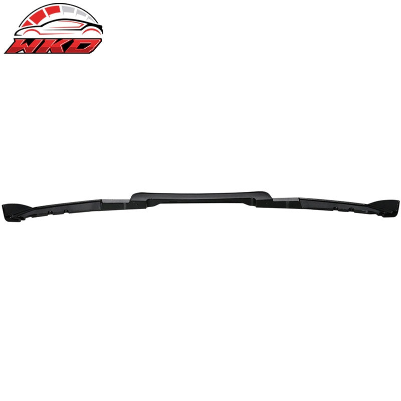 Fits 12-18 BMW 3 Series F30 M Tech M Sport HM Style Front Bumper Lip Gloss Black