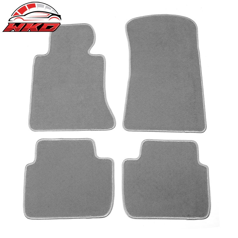 Wholesale 98-06 E46 3-Series Floor Mats Liner Front Rear Nylon Grey Carpet 4PCS FOR: (BMW)