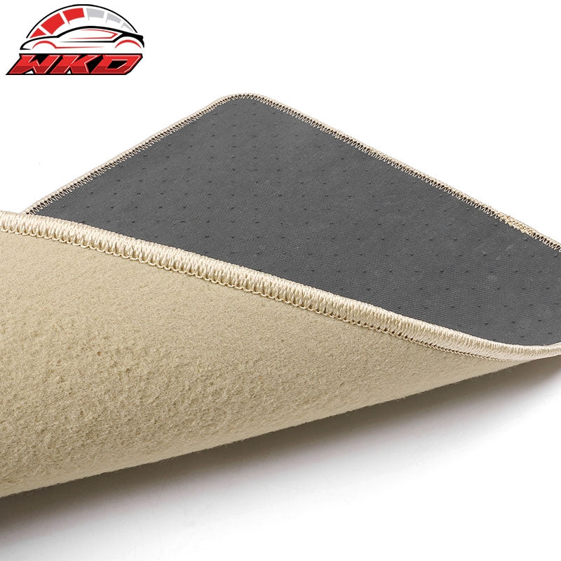 98-06 E46 3-Series Floor Mats Front Rear Nylon Beige Carpets 4PCS FOR: (BMW)