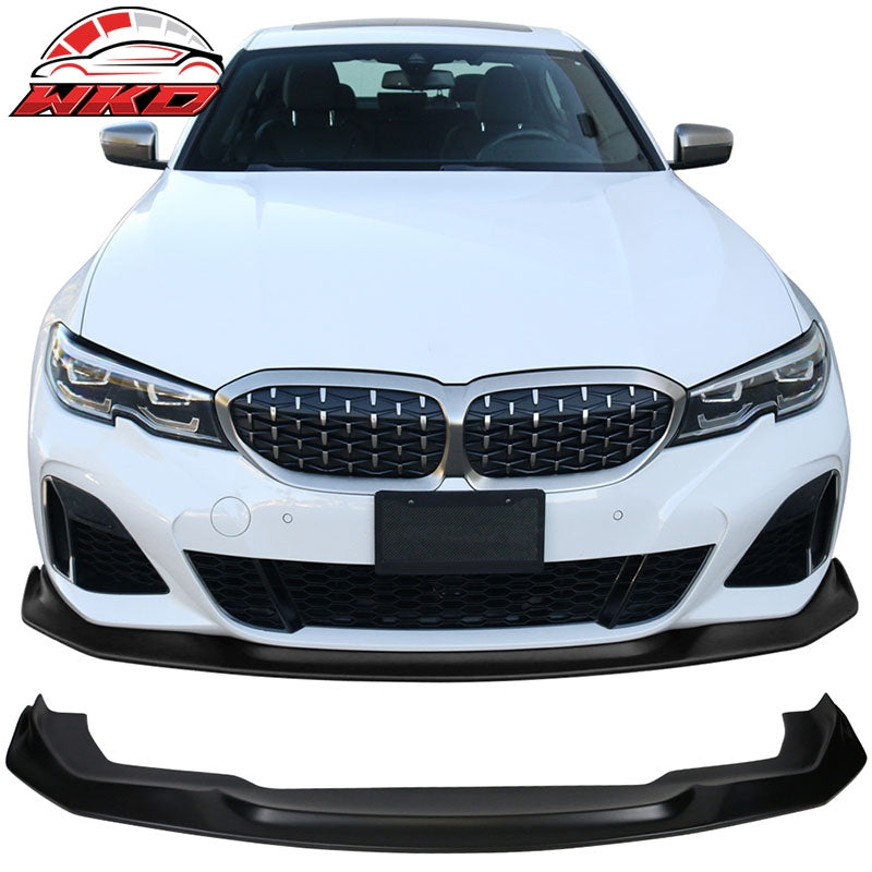 Wholesale 19-22 BMW 3 Series G20 M Sport IKON Style Front Bumper Lip PP Matte Black