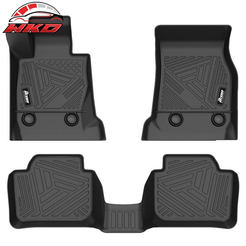 Wholesale 12-18 BMW 3-Series Sedan F30 AWD All Weather 3D IKON Floor Mats Carpets TPE