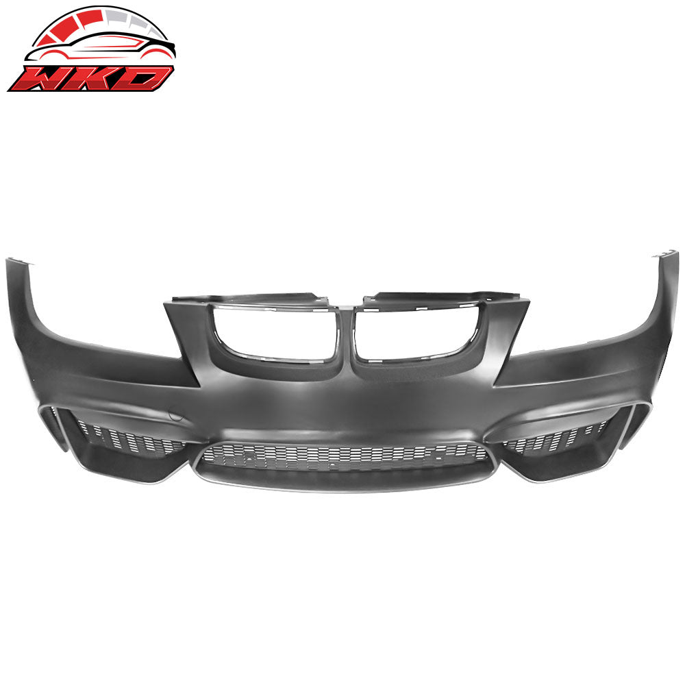 Fits 06-08 BMW E90 E91 3 Series M4 Style Front Bumper Cover Conversion - PP