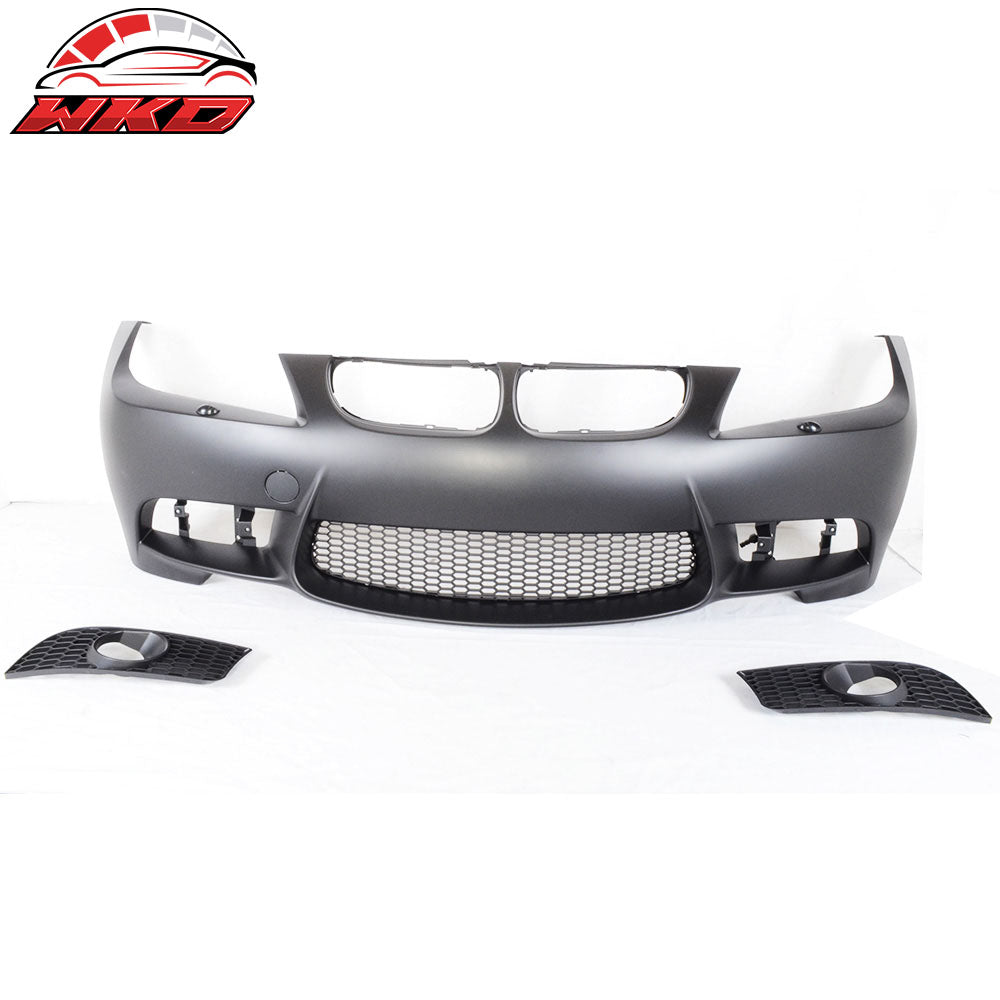 Fits 06-08 BMW E90 3 Series 4-Door M3 Style Front Bumper Cover Kit Conversion PP