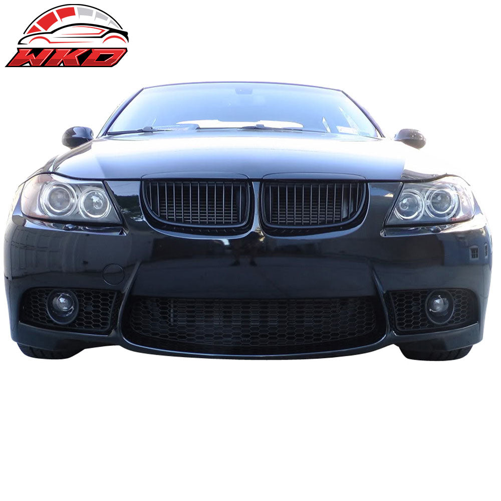 Fits 06-08 BMW E90 3 Series 4-Door M3 Style Front Bumper Cover Kit Conversion PP