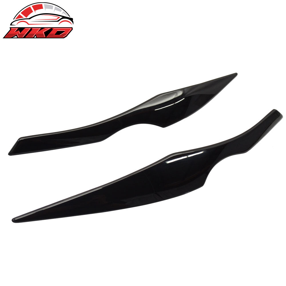 Wholesale 06-11 BMW E90 3-Series Sedan Headlight Eyebrows Eyelid Painted #668 Black