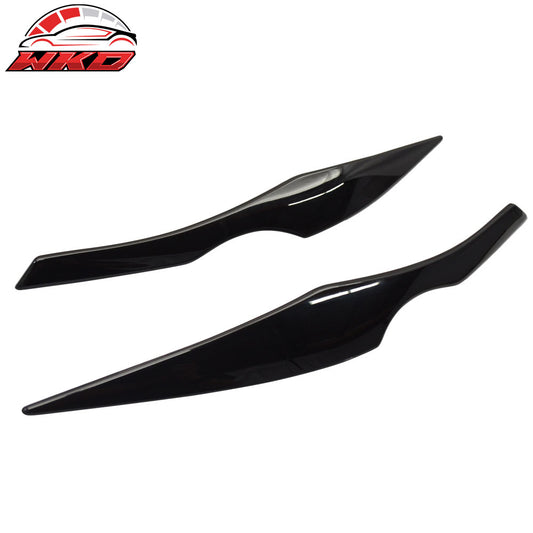 Wholesale 06-11 BMW E90 3-Series Sedan Headlight Eyebrows Eyelid Painted #668 Black