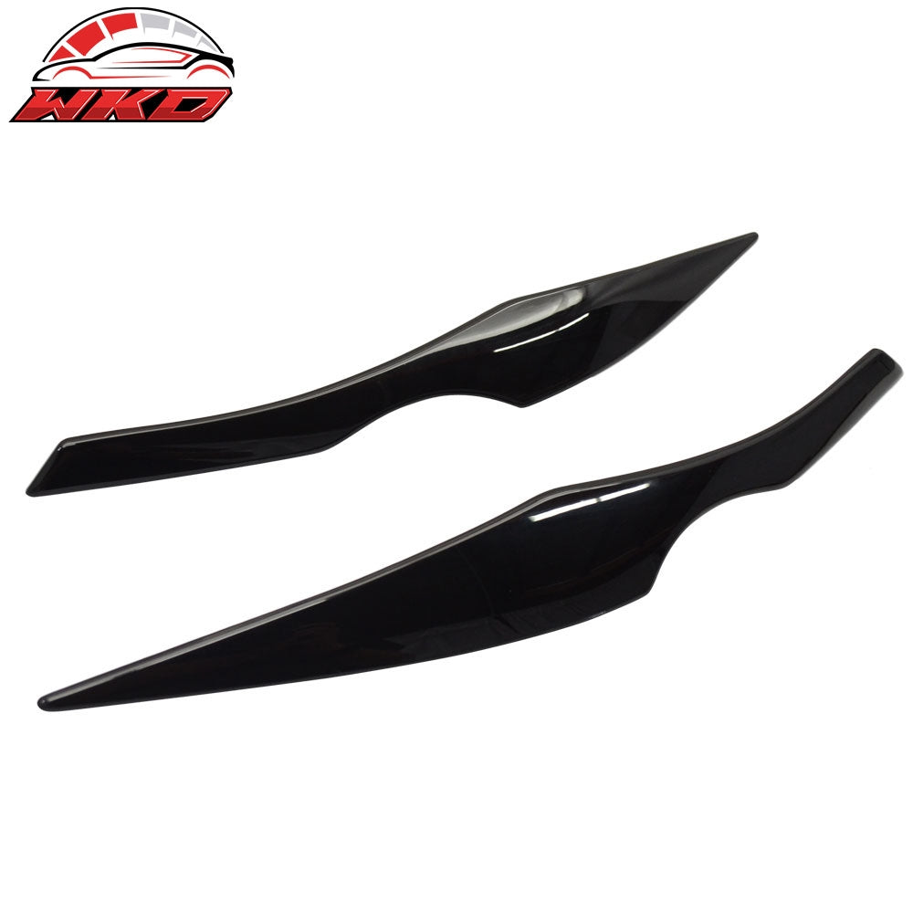 Wholesale 06-11 BMW E90 3-Series Sedan Headlight Eyebrows Eyelid Painted #668 Black