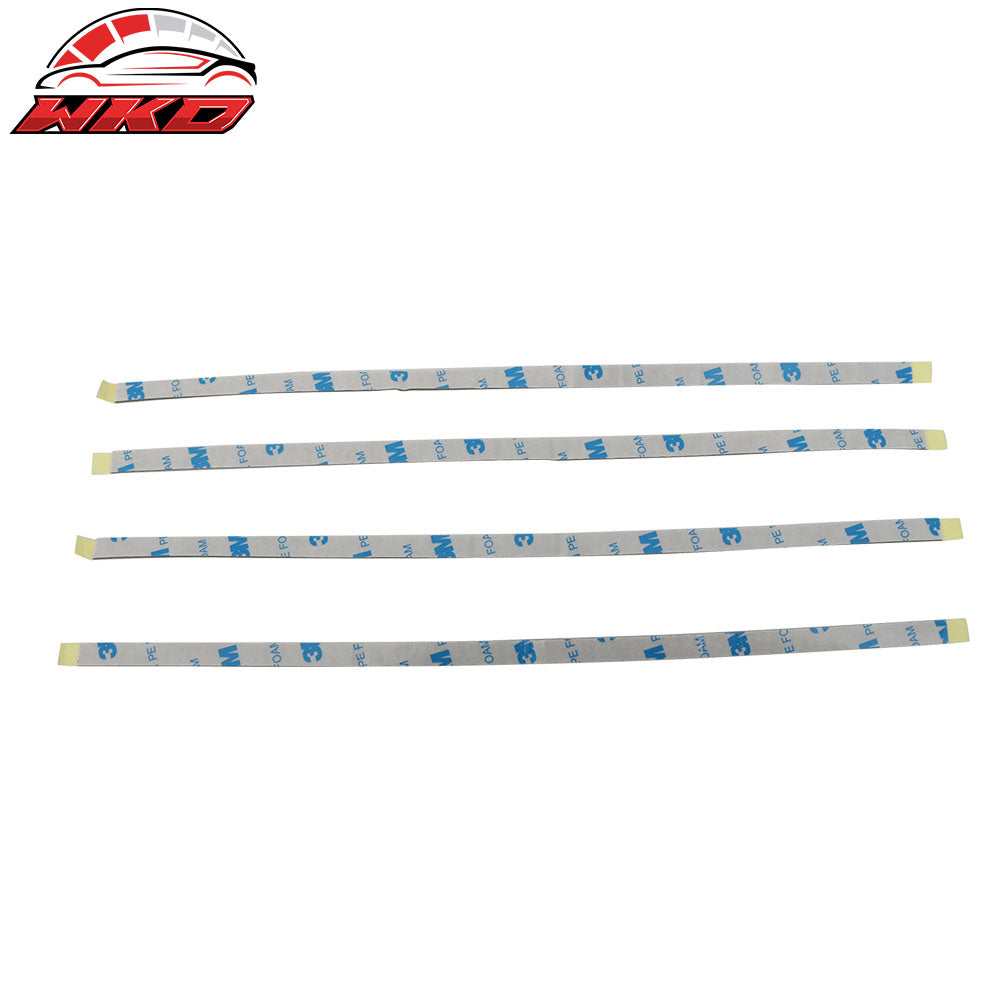 Fits 06-11 BMW E90 3-Series Sedan Headlight Eyebrows Eyelid Painted #A35 Blue