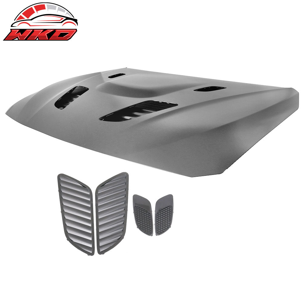 Fits 12-20 BMW F30 F31 F32 F33 F36 GT Type Front Hood Bonnet Vent Air Duct-Steel