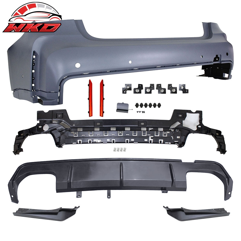 Wholesale 19-25 BMW 3 Series G20 M3 Style Rear Bumper Conversion for Retangular Tips