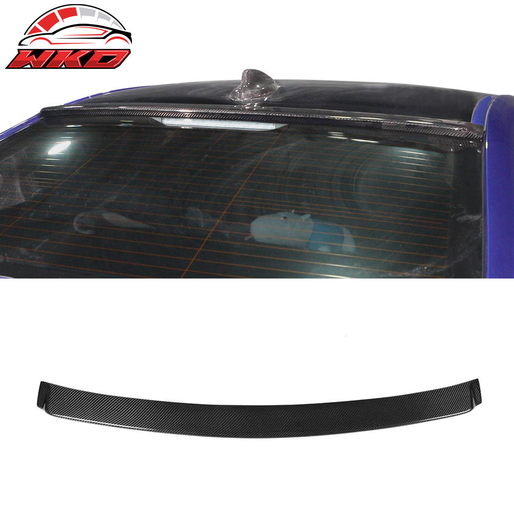 Fits 19-25 BMW G20 3-Series/G80 M3 IKON Style Roof Spoiler Carbon Fiber