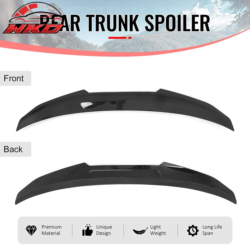 Wholesale 2014-2020 BMW 4-Series F83 M4 Convertible PSM Trunk Spoiler Gloss Black ABS - Wikond Auto