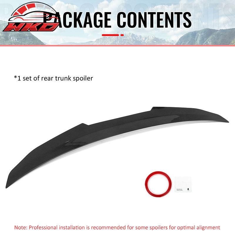 Wholesale 2014-2020 BMW 4-Series F83 M4 Convertible PSM Trunk Spoiler Gloss Black ABS - Wikond Auto