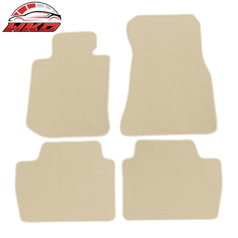 Wholesale 21-27 G22 4 Series Nylon Floor Mats Liner Beige Front Rear Carpet Set FOR: (BMW)