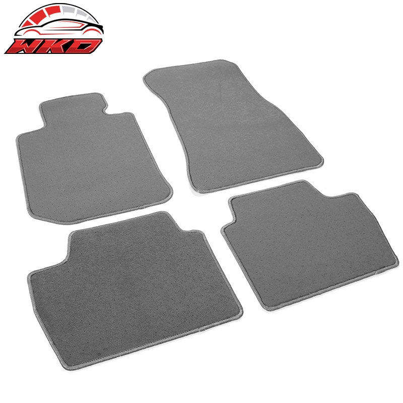 21-27 G22 4 Series Nylon Floor Mats Liner Front Rear Carpet Set Gray FOR: (BMW)