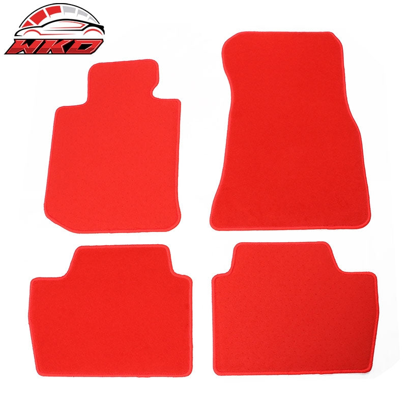 Wholesale 21-27 G22 4 Series Nylon Front Rear Carpet Set Floor Mats Liner Red FOR: (BMW)
