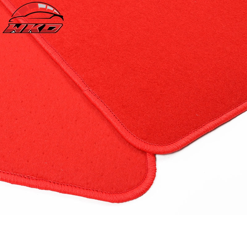21-27 G22 4 Series Nylon Front Rear Carpet Set Floor Mats Liner Red FOR: (BMW)
