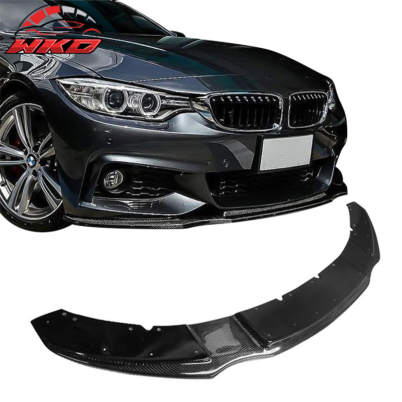 Fits 14-20 BMW F32 F33 F36 M-Tech M-Sport PH Front Bumper Lip Matte Carbon Fiber