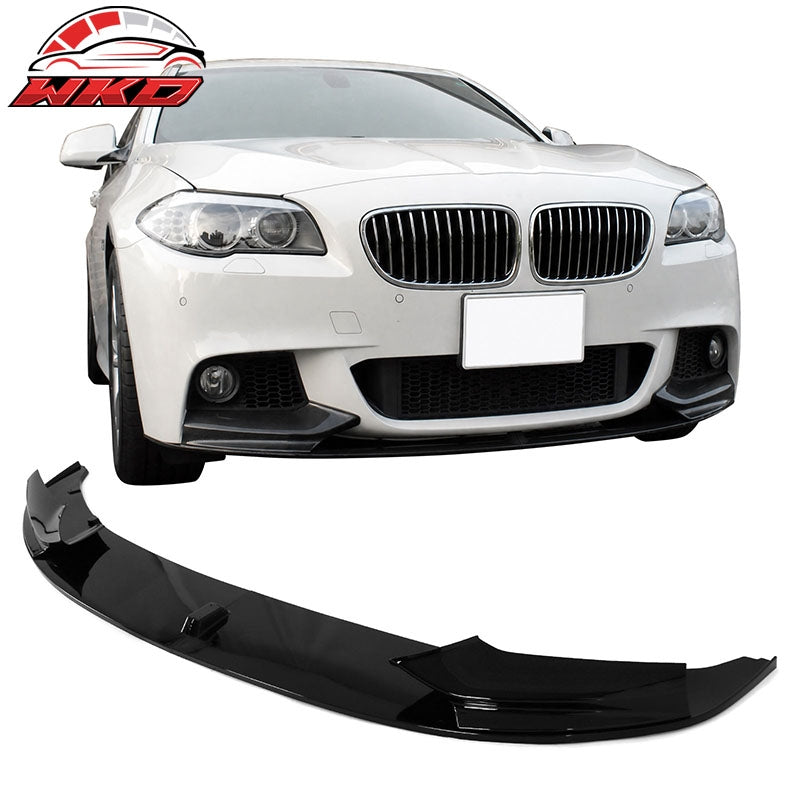 Wholesale 11-16 BMW 5 Series F10 M Sport Mtech MP Style Front Bumper Lip Gloss Black - Wikond Auto