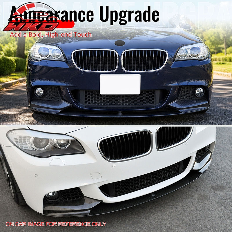 Wholesale 11-16 BMW 5 Series F10 M Sport Mtech MP Style Front Bumper Lip Gloss Black - Wikond Auto