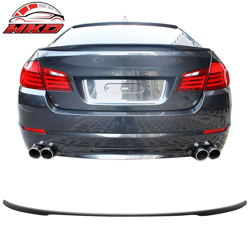 Fits 11-16 BMW 5-Series F10 Sedan Performance Style Trunk Spoiler Unpainted ABS