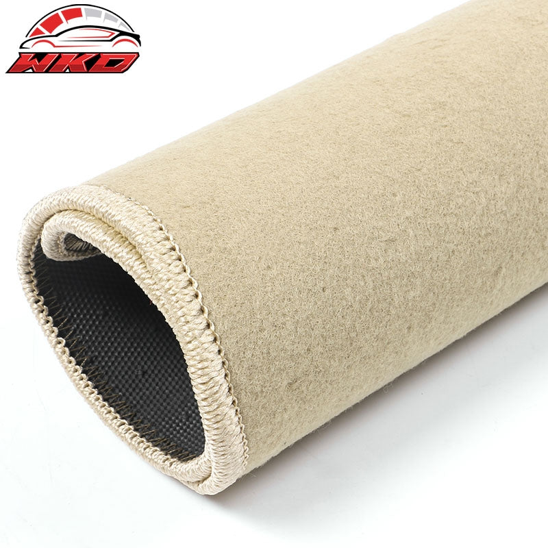 11-16 F10 5-Series Floor Mats Liner Front Rear Nylon Beige Carpet 4PC FOR: (BMW)