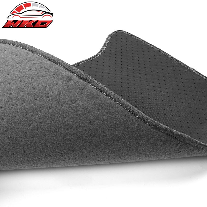 11-16 F10 5-Series 4PCS Floor Mats Liner Front Rear Nylon Grey Carpet FOR: (BMW)