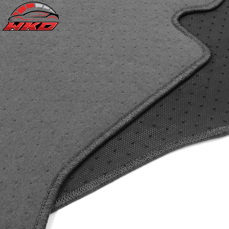 11-16 F10 5-Series 4PCS Floor Mats Liner Front Rear Nylon Grey Carpet FOR: (BMW)