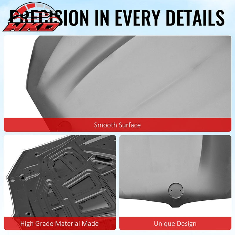 Fits 17-23 BMW 5 Series G30& F90 M5 Aluminum Front Hood - M5 Competition Style