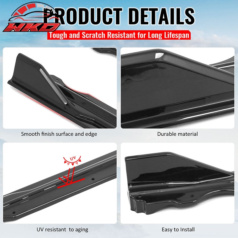 Wholesale 17-23 BMW 5 Series G30 F90 M5 IKON Style Side Skirts Panel Gloss Black ABS - Wikond Auto