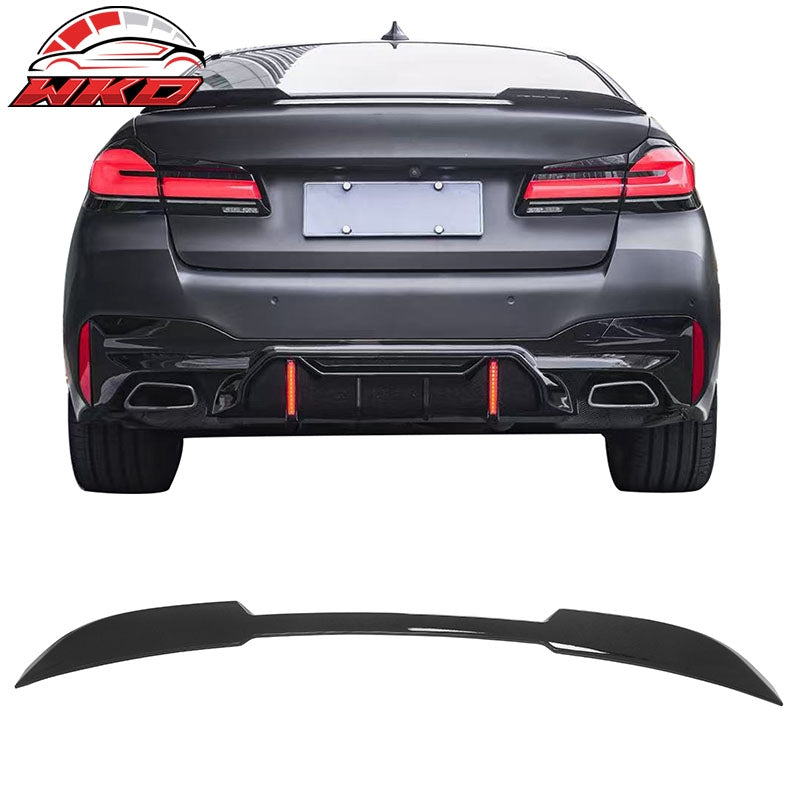 Wholesale 17-23 BMW 5 Series G30 F90 M5 IKON Style Trunk Spoiler Wing Gloss Black ABS - Wikond Auto