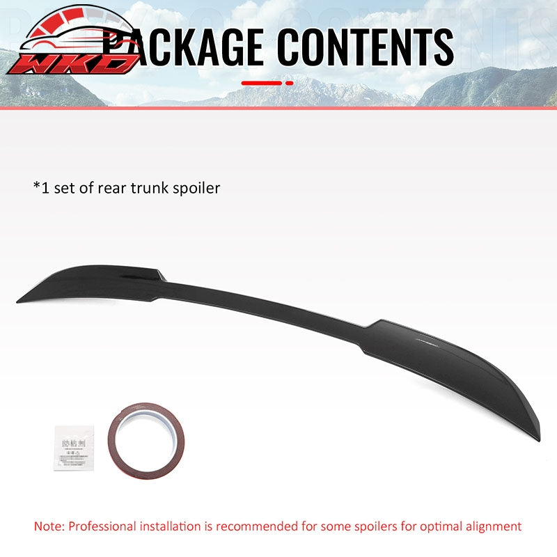 Wholesale 17-23 BMW 5 Series G30 F90 M5 IKON Style Trunk Spoiler Wing Gloss Black ABS - Wikond Auto