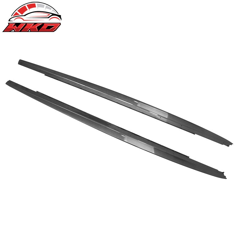 Wholesale 17-23 BMW 5 Series G30 F90 M5 MP Style Side Skirts Carbon Fiber Print ABS - Wikond Auto