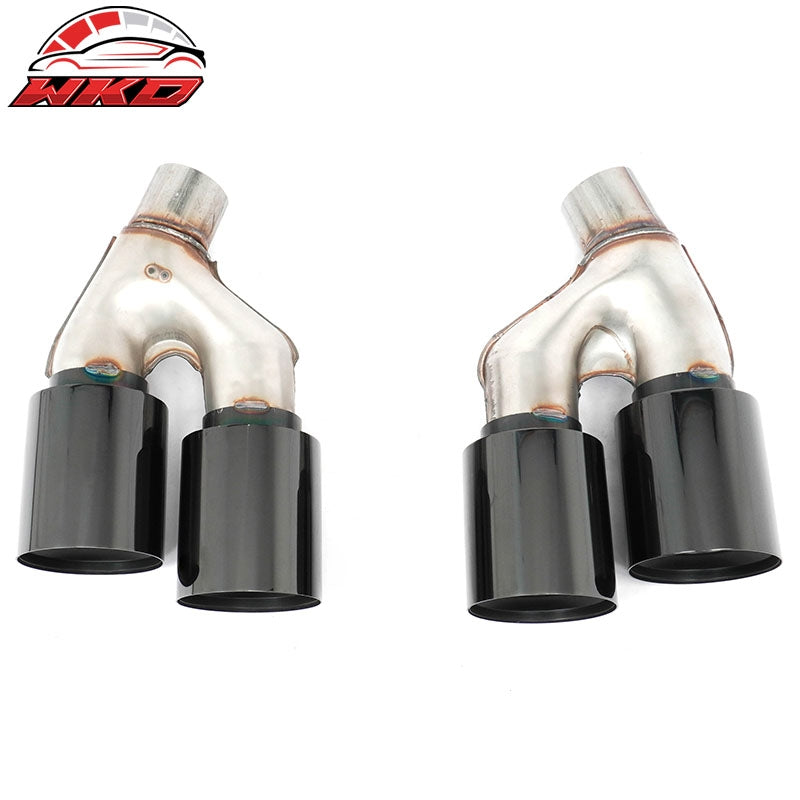 Wholesale 21-23 BMW 5 Series G30 LCI M5 Style Stainless Steel Quad Exhaust Tips Black