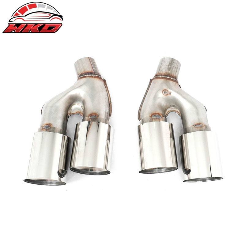 Wholesale 21-23 BMW 5 Series G30 M5 Style Stainless Steel Quad Exhaust Tips Silver
