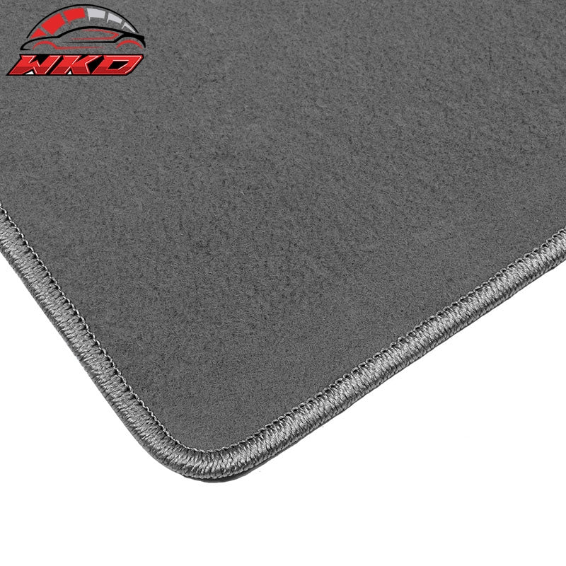 05-10 E60 5-Series Sedan Floor Mat Front & Rear Nylon Grey Carpet 4PC FOR: (BMW)