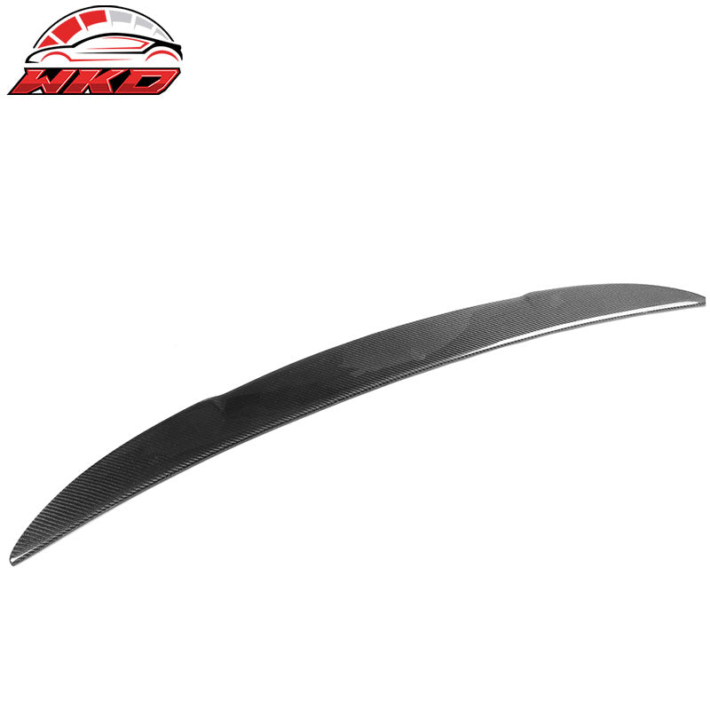 Fits 11-16 BMW 5 Series F10 M5 AK Rear Trunk Spoiler Carbon Fiber