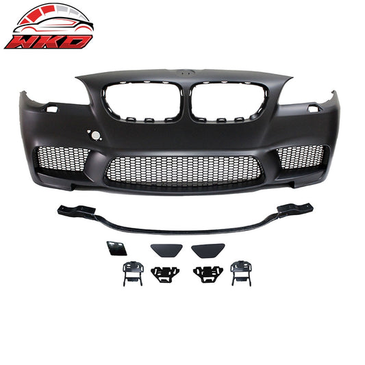 Wholesale 11-16 5 Series F10 4Dr M5 Style Front Bumper Cover - PP Polypropylene - Wikond Auto