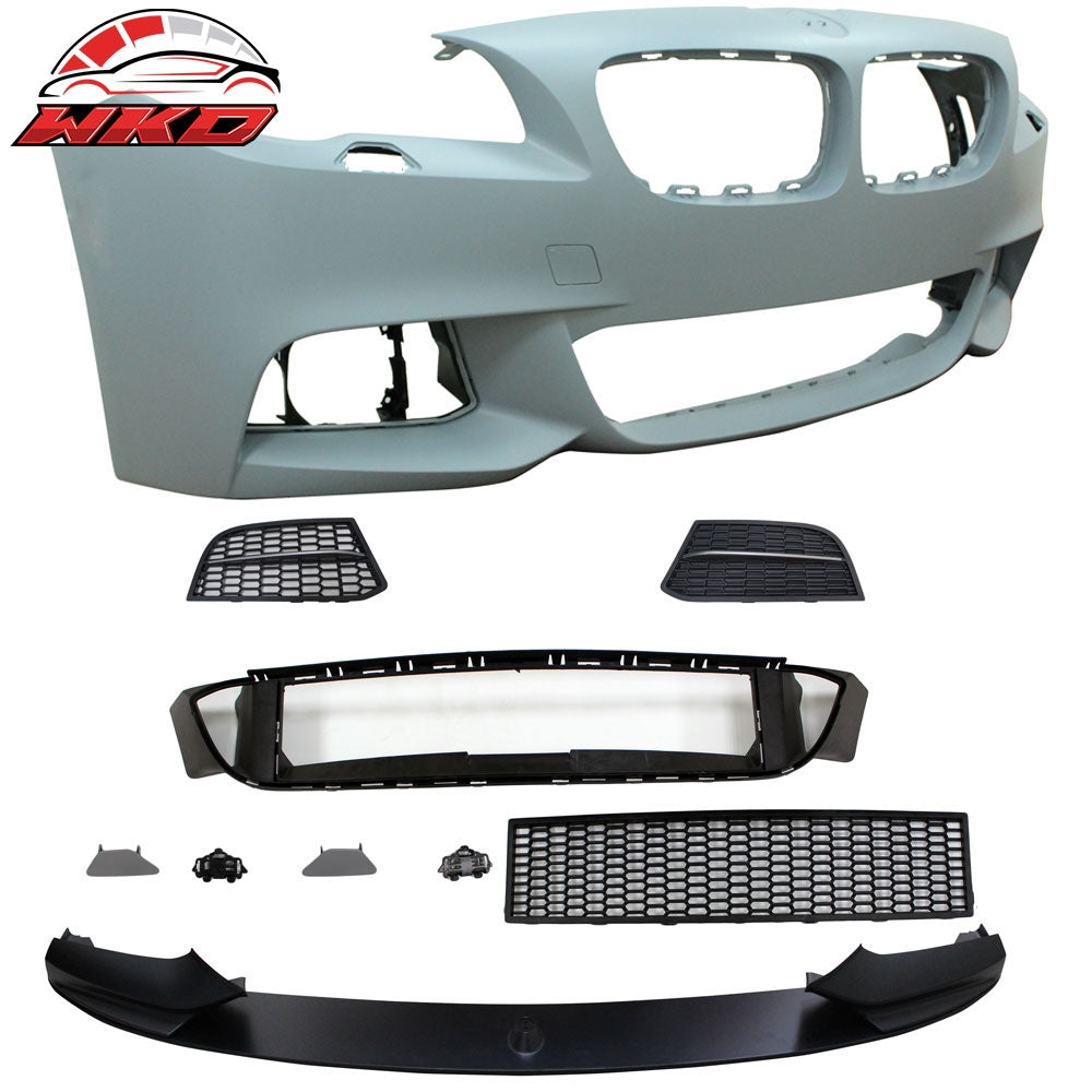 Wholesale 11-16 BMW F10 5 Series LCI MP Style Front Bumper Cover w/ Grille + Lip