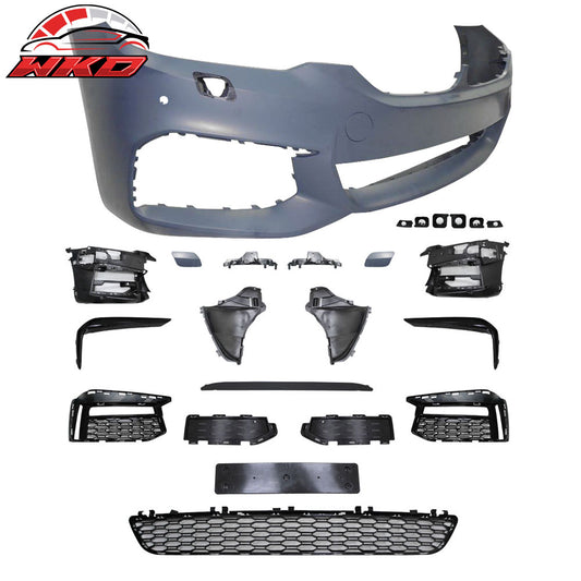 Wholesale 17-20 BMW G30 5-Series Sedan Front Bumper Cover Conversion Kits W/Grille PP